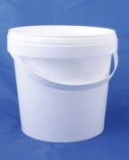 Plastic bucket 2 ltr, w/lid