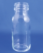 Infusionsflaske 100ml, Type 1, klar, m/gevind