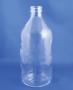 Infusionsflaske 1.000ml, Type 1, klar, m/gevind