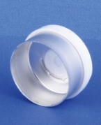 Garantikapsel, s&oslash;lv/hvid, aluminium/PP, 13mm krave, fuldt afrivelig, 1.000stk