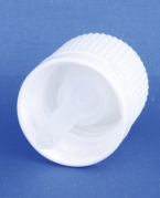 Forseglingskapsel, hvid, plast, GL18-1 gevind, m/dr&aring;beindsats, natur, Model 89148