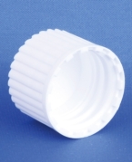 Capsule, white, PP, GL18 thread, w/inlay, 1,000pcs