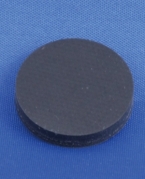 Gummiskive, gr&aring;, klorbutyl, &Oslash;17x3, 1.000stk