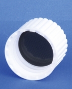 Combikapsel 18mm, hvid, PP, m/klorbutylskive, 1.000stk