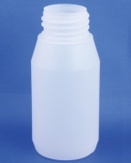 Plastic bottle 100ml, PE, natural
