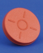 Gummiprop 20mm, r&oslash;d, brombutyl, 1.000stk