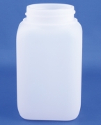 Rectangular 200ml, nature, HDPE, 2145 thread, for screw cap, Duma
