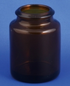 Tablet glass 20ml, Type 3, brown, 120pcs