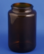 Tablet glass 125ml, Type 3, brown, 52pcs