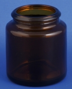 Tabletglas 30ml, Type 3, brun, 85 stk