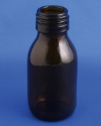 Medicinflaske 60ml, Type 3, brun, 85stk