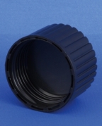 Combikapsel 22mm, sort, PP, m/ klorbutylskive, 1.000stk