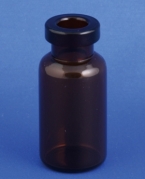 R&oslash;rh&aelig;tteglas 2ml, Type 1, brun, &Oslash;16x35