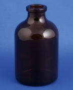 H&aelig;tteglas 50ml, Type 1, brun