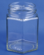 Medicinflaske 195ml, Type 3, klar, sekskantet u/l&aring;g