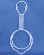 Oph&aelig;ng til 250ml DIN 1 infusionsflaske, plast, natur, 32mm krave