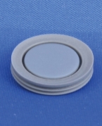 Gummiprop, gr&aring;, brombutyl/teflon, Septum, 13mm krave