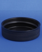 L&aring;g, sort, PP, til 30ml salveglas