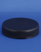 L&aring;g, sort, PP, til 60ml salveglas