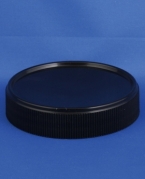 L&aring;g, sort, PP, til 180ml salveglas