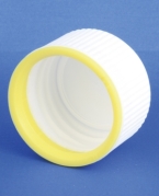 Forseglingskapsel, hvid, plast, PP28 gevind