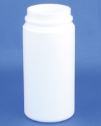 Plastic can 125ml, HDPE, white, wo/lid, Dudek