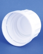 Twist-Off kapsel, hvid, PP, 2827 gevind, manipulationssikret, Duma