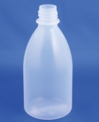 Plastic bottle 100ml, PE, natural
