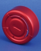 Aluminiumskapsel, r&oslash;d, 20mm krave, Model 2035P/7,5, 1.000stk