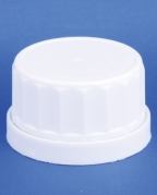 Twist-Off kapsel, hvid, PP, 3827 gevind, manipulationssikret, Duma