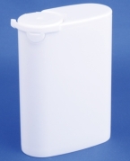 Plastic can 50ml, HDPE, white, Duma Pocket