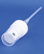 Pumpespray 16ml, hvid, PP, GL20 gevind, m/h&aelig;tte, til 100ml plastflaske 051121