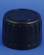 Forseglingskapsel, hvid, HDPE, PP28 gevind, m/PE-liner, til PET og glas