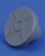 Gummiprop 13mm, gr&aring;, brombutyl, 1.000stk