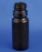 Dr&aring;beflaske 10ml, Type 3, brun, Stella, 18mm gevind