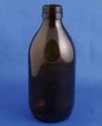 Medicinflaske 200ml, Type 3, brun, PP28 gevind, 42stk