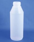 Plastic bottle 250ml, PE, natural