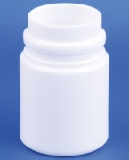 Plastic can 15ml, HDPE, white, Dudek