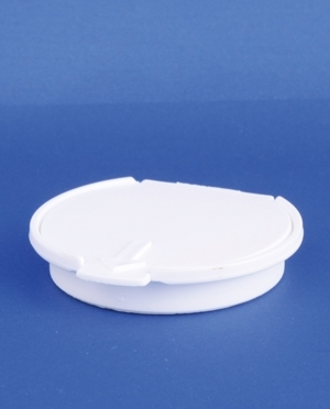 EasyTab l&aring;g, hvid, plast, &Oslash;14