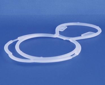 Suspension for 50ml DIN infusion bottle, plastic, natural, 32mm collar