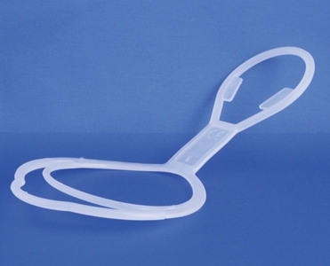 Suspension for 100ml DIN 1 infusion bottle, plastic, natural, 32mm collar