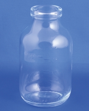 Infusionflaske 125ml, Type 1, klar