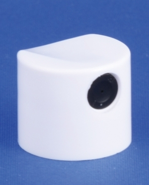 Sprayhoved 14,6mm, hvid, m/sort dyse, vandret