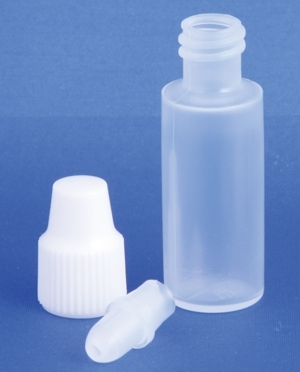 Dropper bottle 3ml, LDPE, natural, complete
