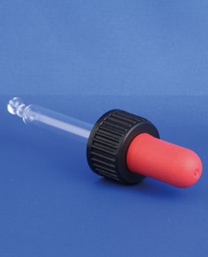 Pipettemontur, GL18-1 gevind, for 10ml dr&aring;beflaske