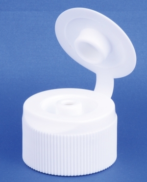 L&aring;g, hvid, PP, PP28 gevind, til medicinflaske, Model 0070