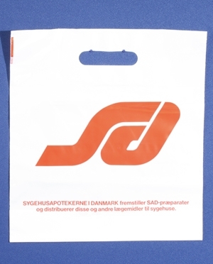 Carrier bag, w/SAD logo, 300x320/50x0.05mm, 500pcs