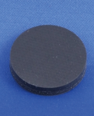 Gummiskive, gr&aring;, klorbutyl, &Oslash;17x3, 1.000stk