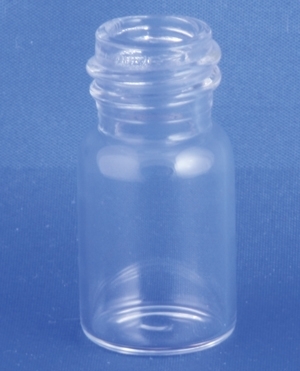 Gevindflaske 3ml, Type 1, klar, &Oslash;16,25x33, 14x2,5mm gevind