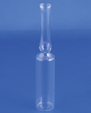 Ampuller 5ml, Type 1, klar, m/bl&aring; prik (One-Point-Cut), 525stk